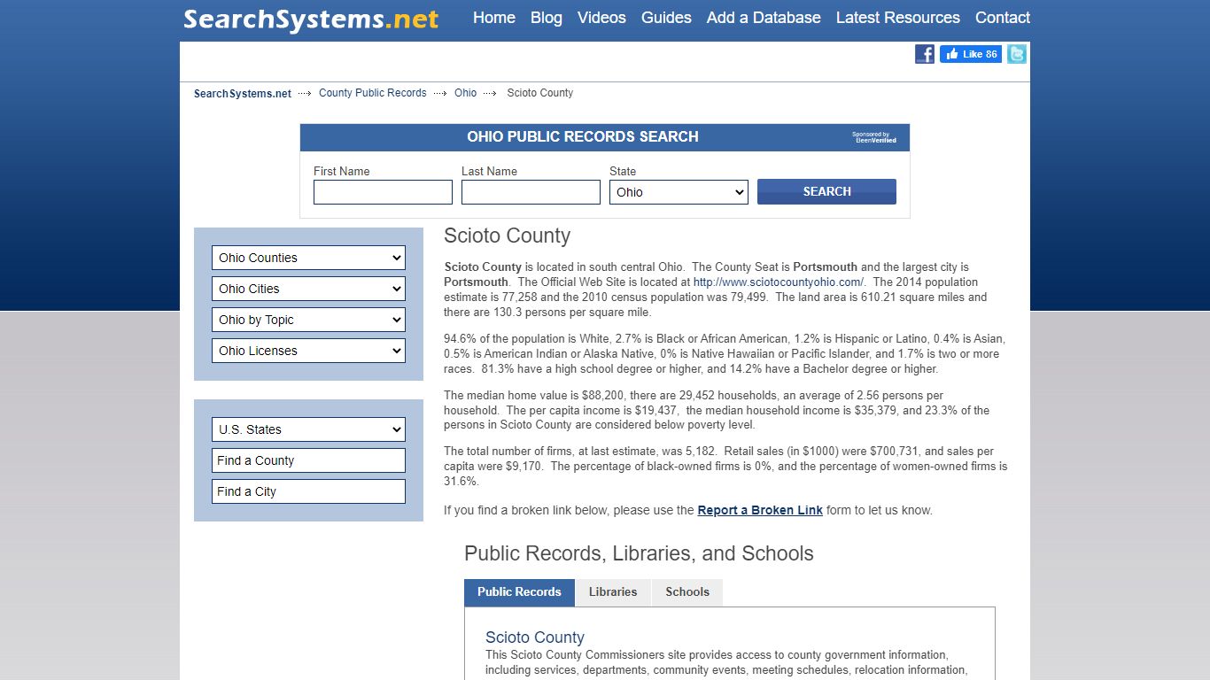 Scioto County Criminal and Public Records
